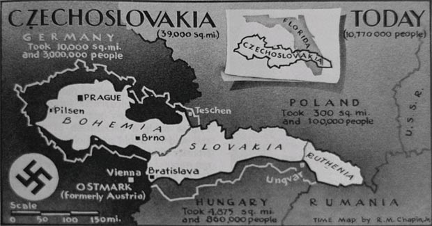 Territory lost by Germany, Russia, Austria-Hungary & Bulgaria after WWI