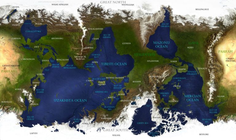 Hollow Earth Map – Fists and .45s!