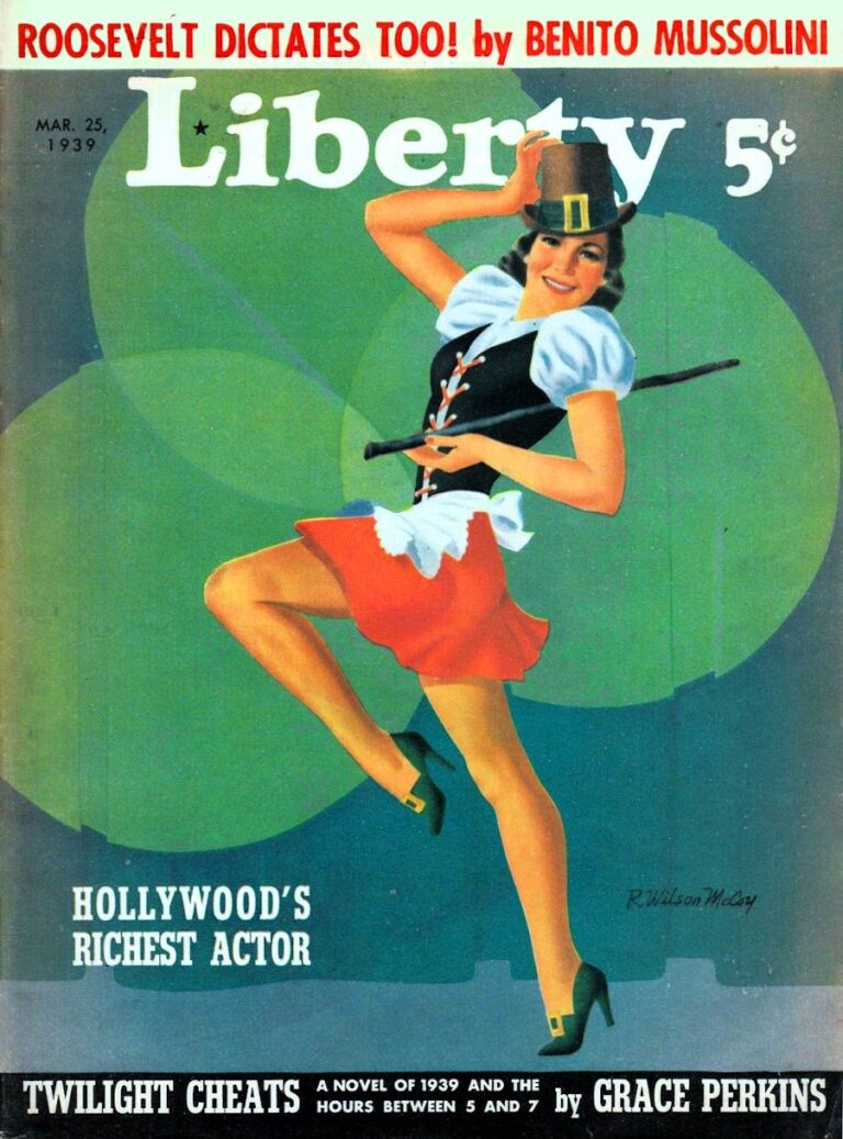 Liberty, March, 1939 – Fists and .45s!